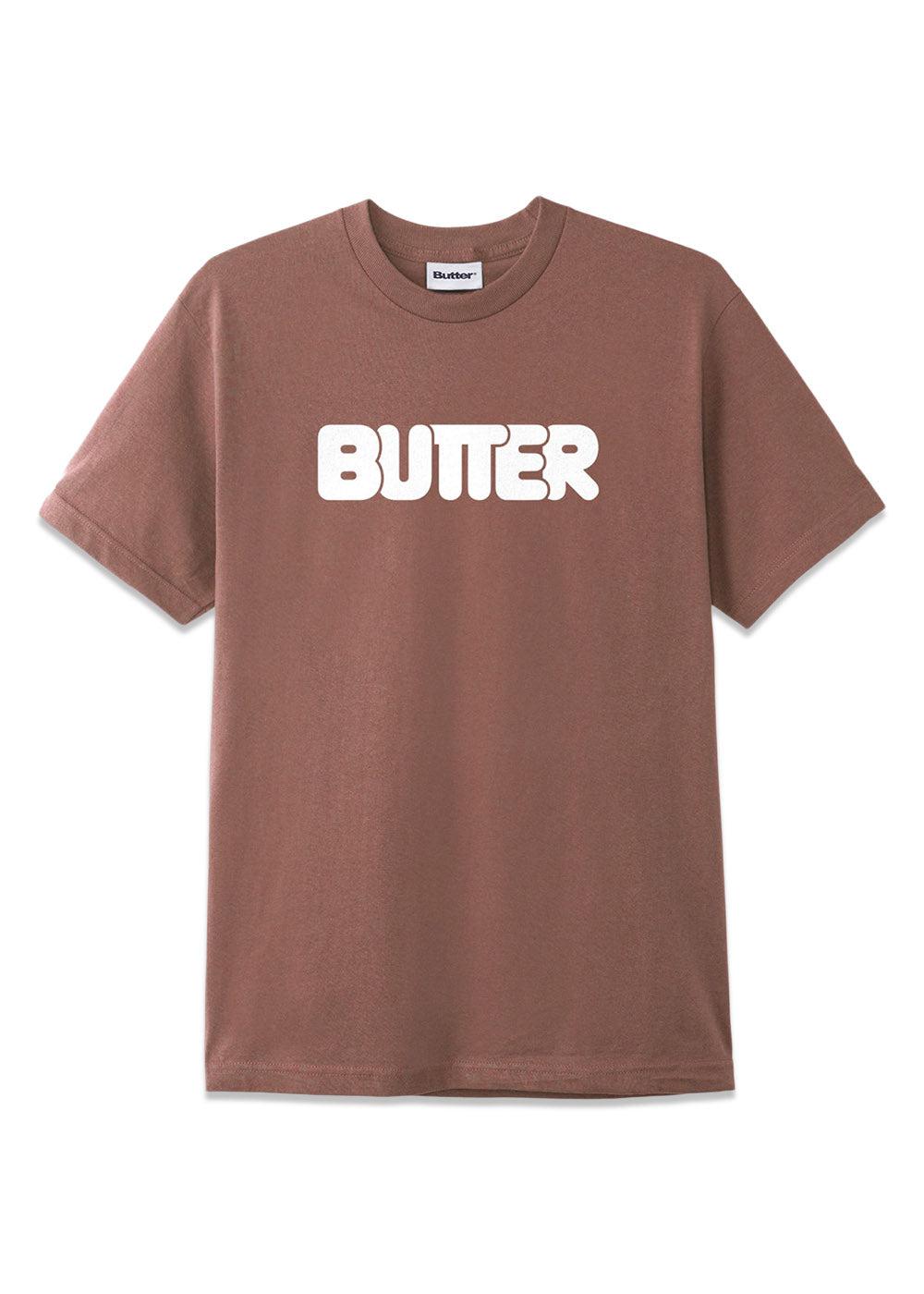 Rounded logo tee - Washed Wood