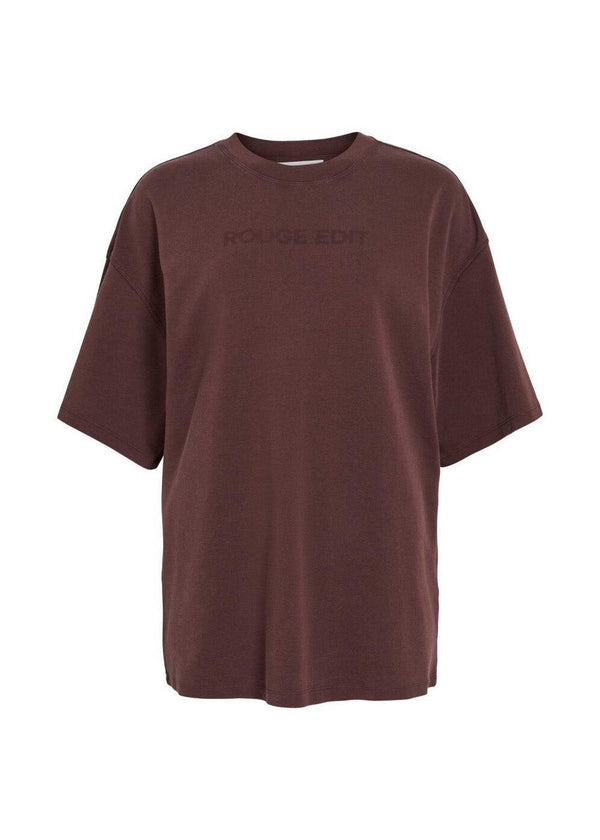 Rousophias ss o-neck tee - Decadent Chokolate-T-shirts-ROUGE EDIT-Butler Loftet