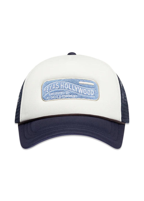 Route Foam Trucker Cap - Dark Navy/Light Ivory