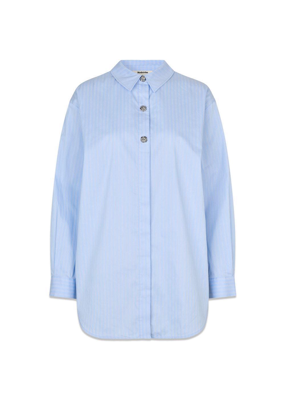 Rowanmd shirt - Cashmere Stripe-Shirts-Modström-Butler Loftet