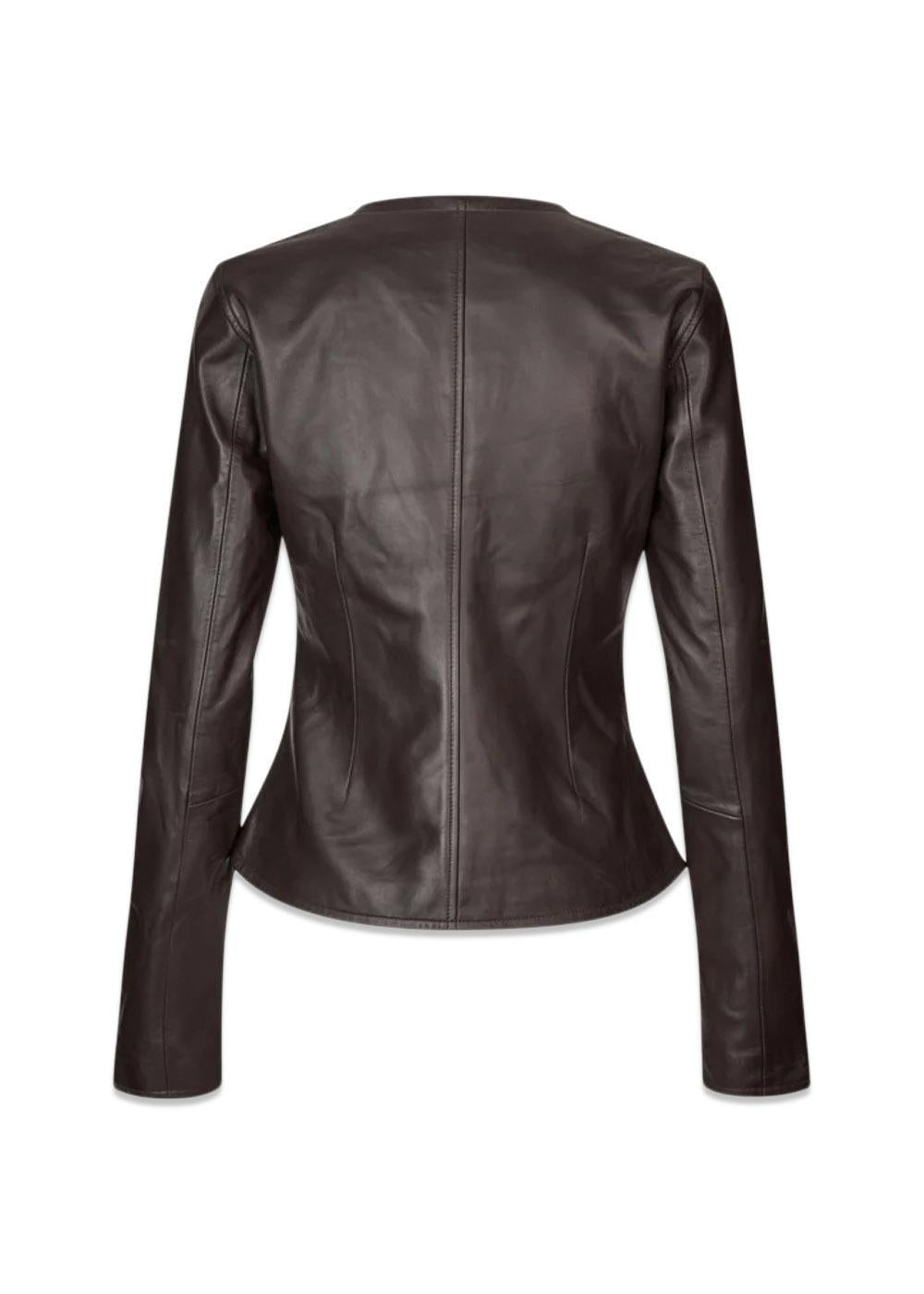 Roy Leather Blouse - Late Torte-Blouses-Oval Square-Butler Loftet