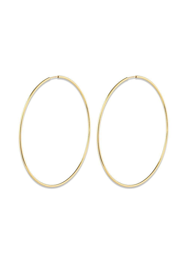 SANNE X-large hoop earrings gold-plated - Gold Plated-Jewellery-Pilgrim-Butler Loftet