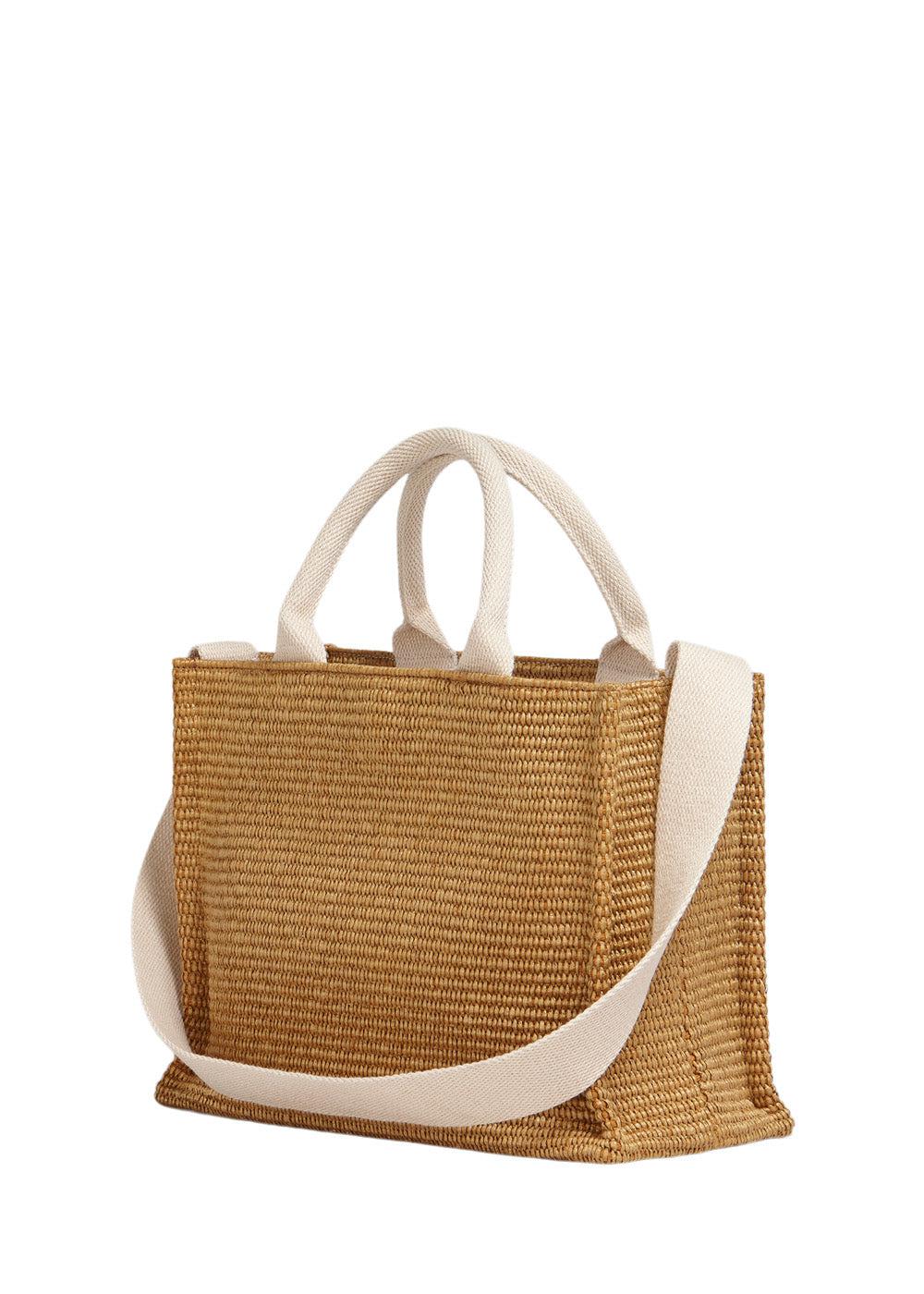 SHOPPING BAG - Raw Sienna/Natural