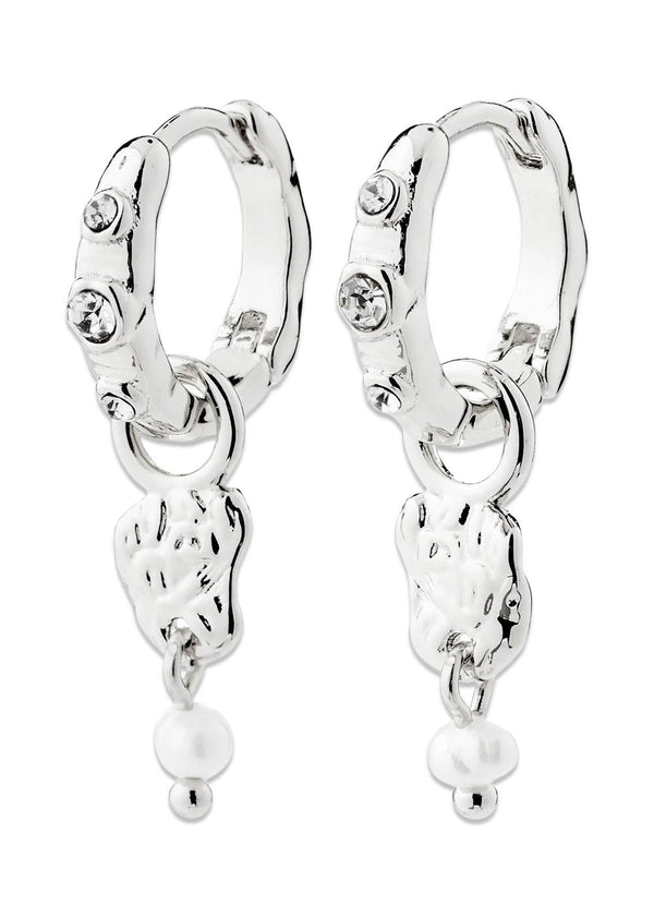 SLOAN earrings silver-plated - Silver Plated-Jewellery-Pilgrim-Butler Loftet