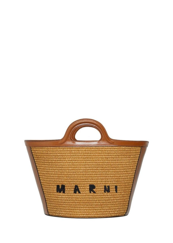 Marnis SMALL TROPICALIA SUMMER BAG - Raw Sienna. Køb designertasker||håndtasker||tote bag her.