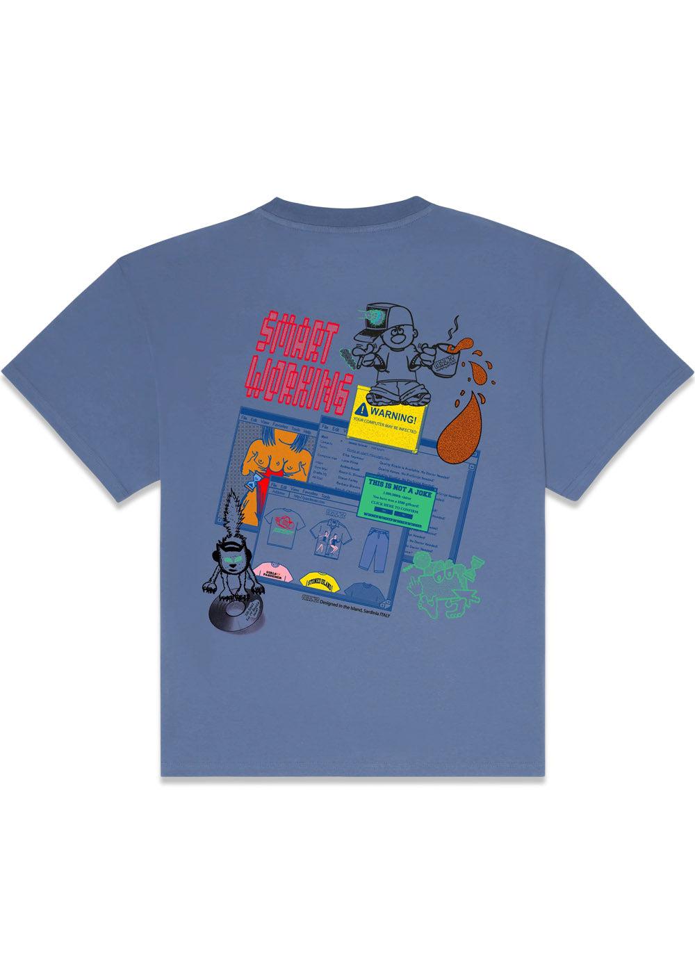 SMART WORKING TEE - Blue