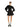 SUITING FLARED MINI DRESS - Black-Dress-Rotate-Butler Loftet