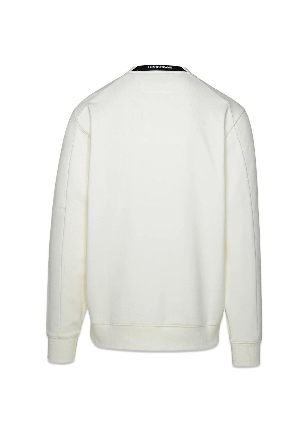SWEATSHIRTS - CREW NECK - Gauze White-Sweatshirts-C.P. Company-Butler Loftet