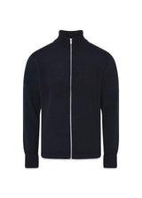 Saltum Sailor Zip - Navy-Knitwear-Clipper-Butler Loftet