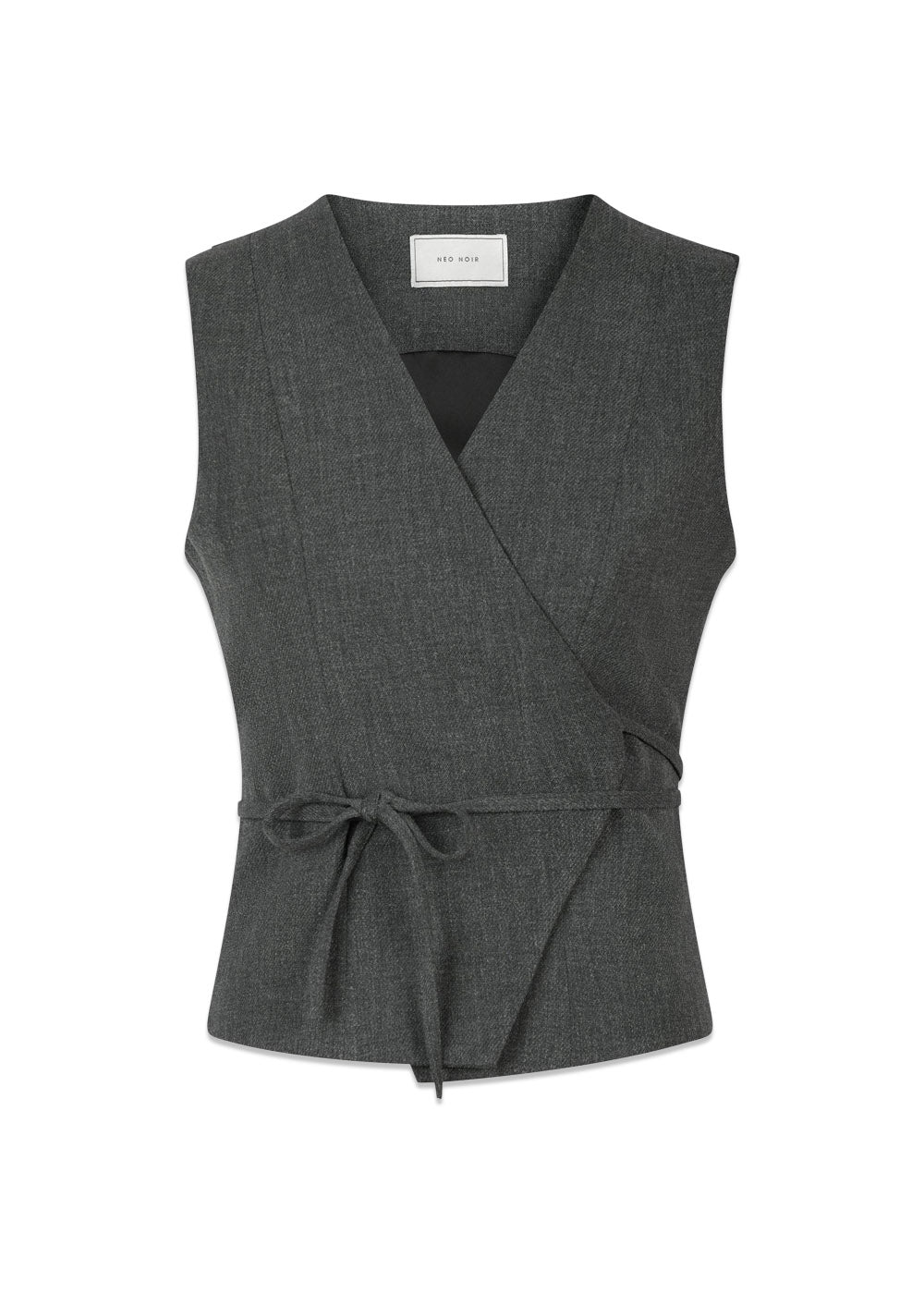 Samara Wrap Waistcoat - Antracit