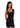 Satin Flower Dress - Black-Dress-Rotate-Butler Loftet