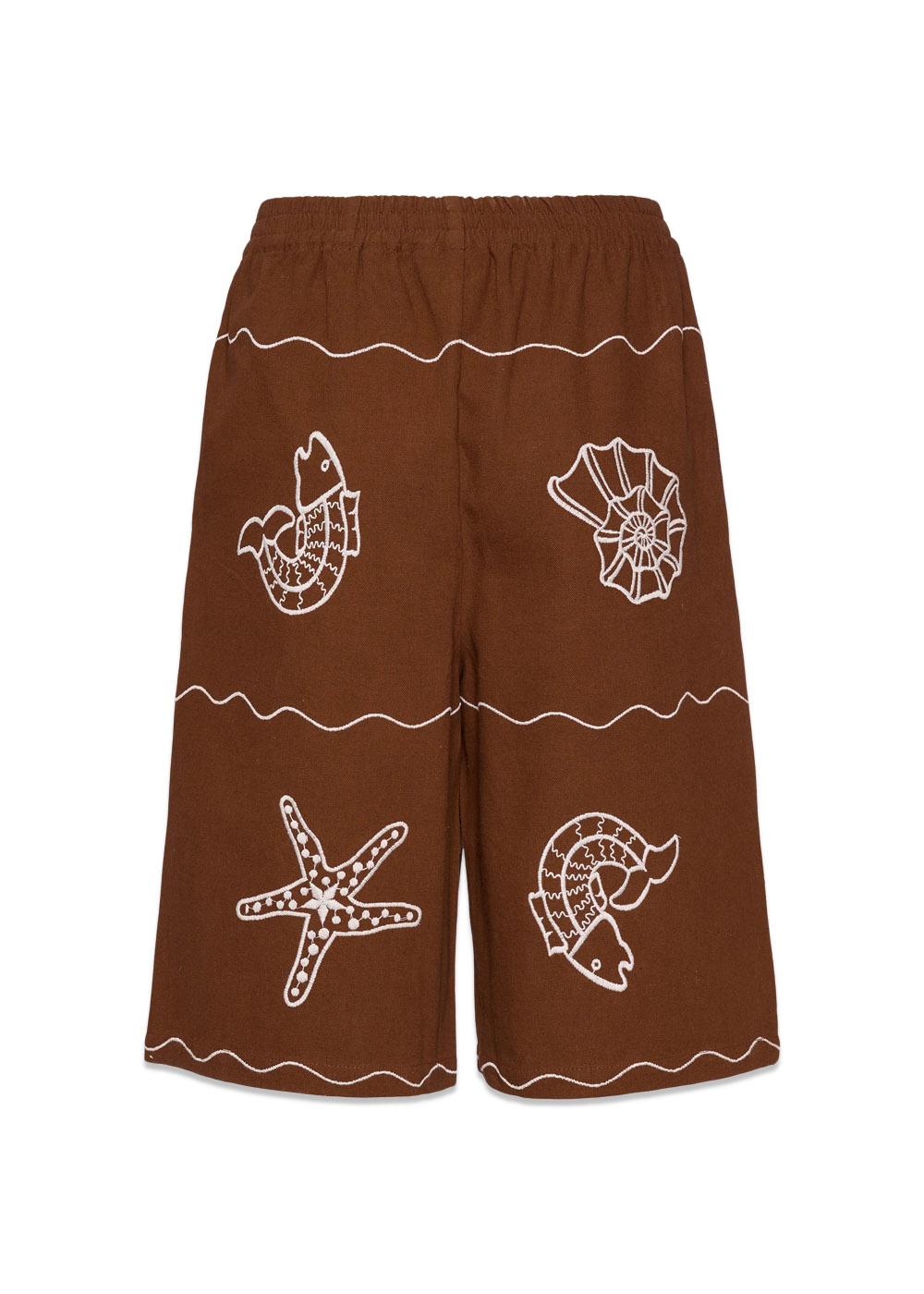 Seashell Shorts - Soft Brown-Shorts-Sissel Edelbo-Butler Loftet