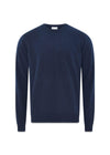 Sheffield Pullover O Neck Cashmere - Captain Navy-Knitwear-Clipper-Butler Loftet