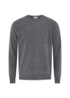 Sheffield Pullover O Neck Cashmere - Stone Grey Mel