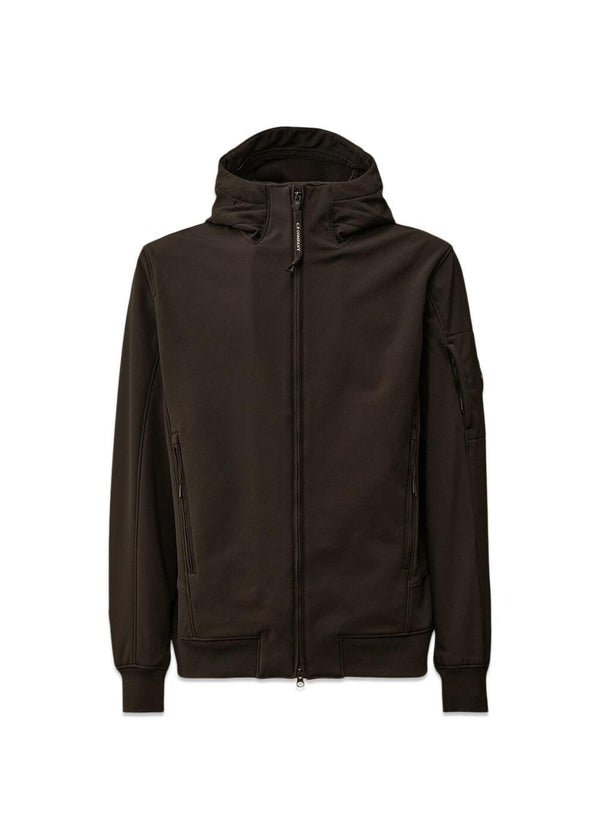 Shell-R Hooded Lens Jacket - Black-Outerwear-C.P. Company-Butler Loftet