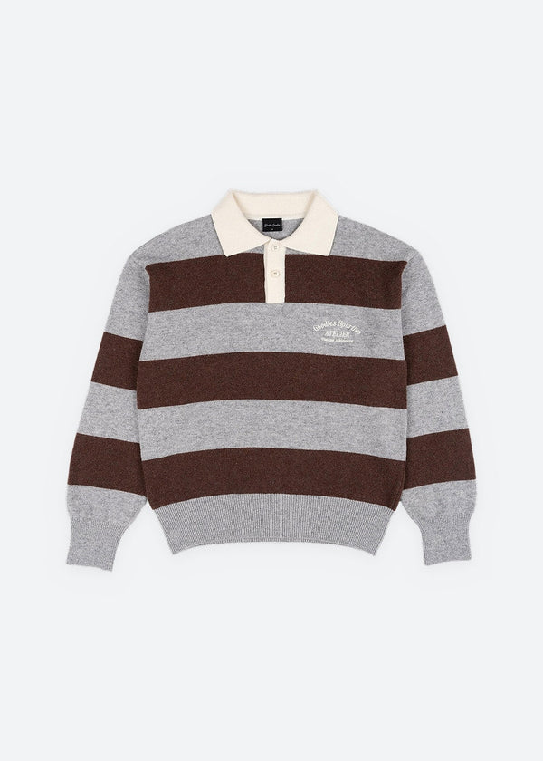 Shitake Polo - Brown/Grey