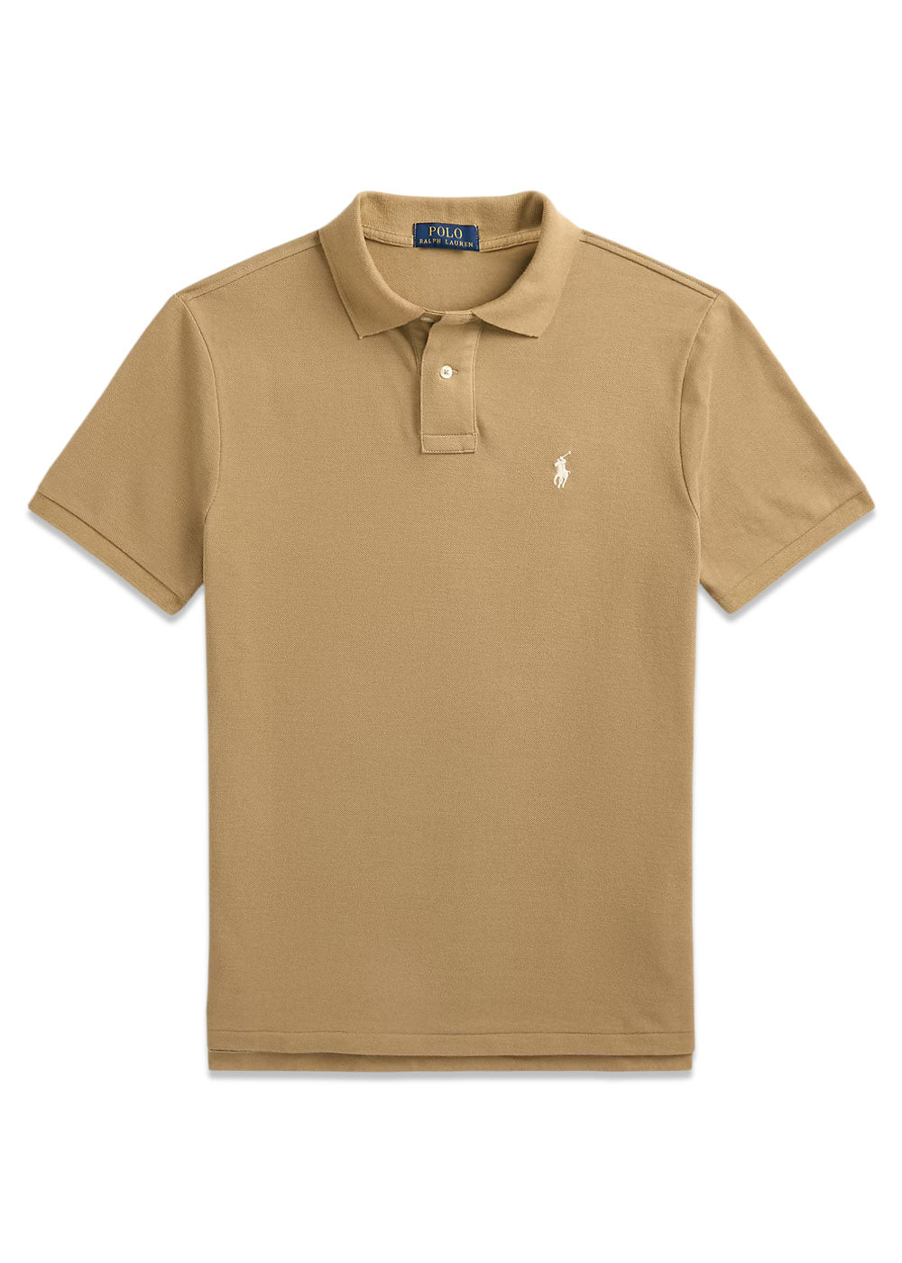 Short Sleeve Polo - Beige-T-shirts-Ralph Lauren-Butler Loftet