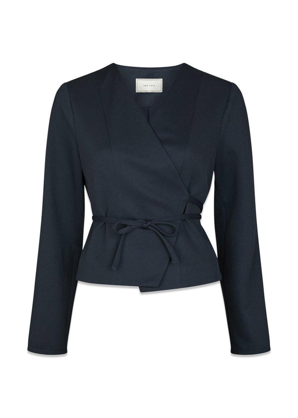 Simmi Blouse - Navy-Blouses-Neo Noir-Butler Loftet