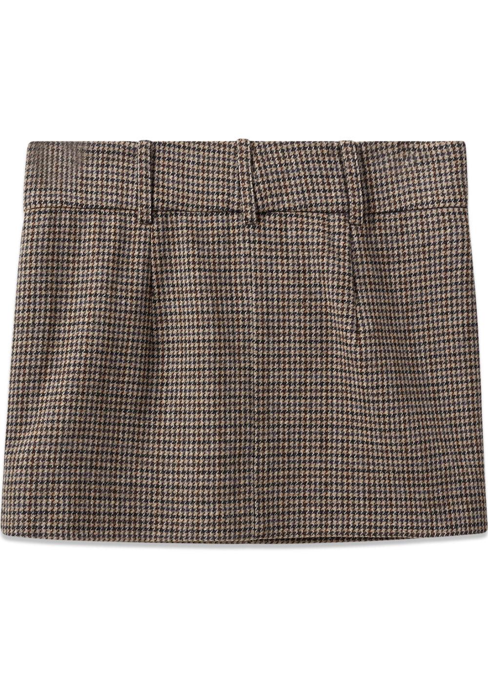 Sion Skirt - Mixed Brown Twe