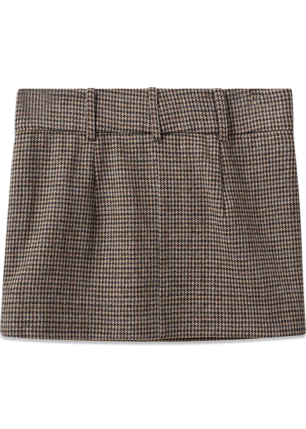 Sion Skirt - Mixed Brown Twe-Skirts-The Garment-Butler Loftet