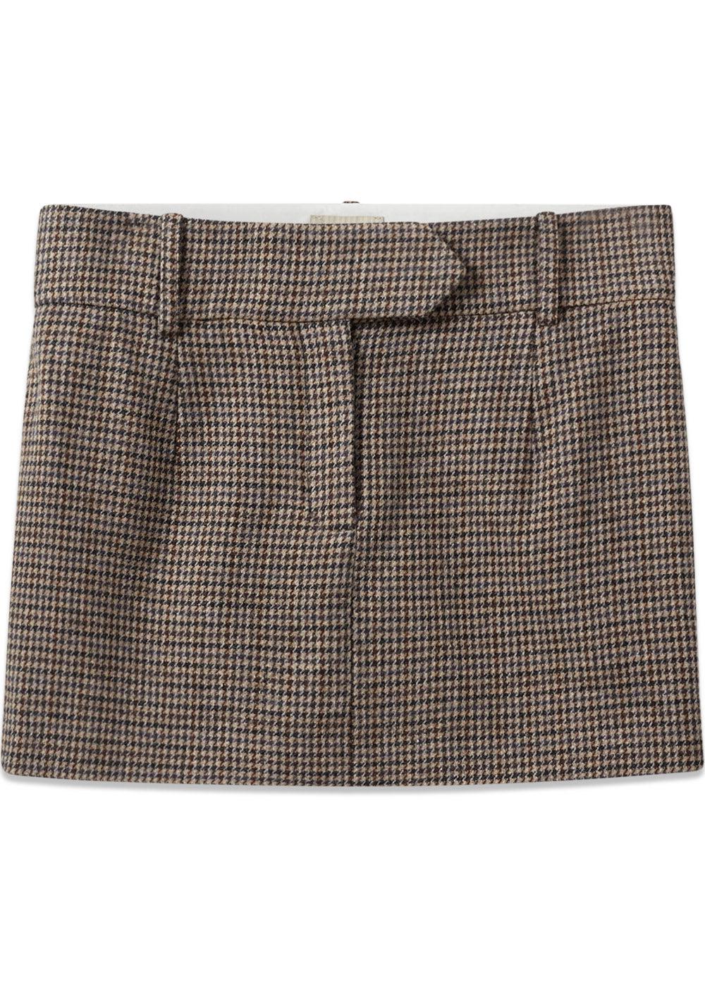 Sion Skirt - Mixed Brown Twe-Skirts-The Garment-Butler Loftet