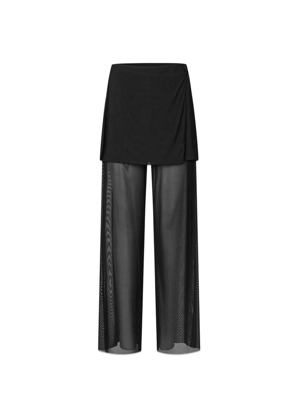 Sisi skirt trousers - Black-Pants-Oval Square-Butler Loftet