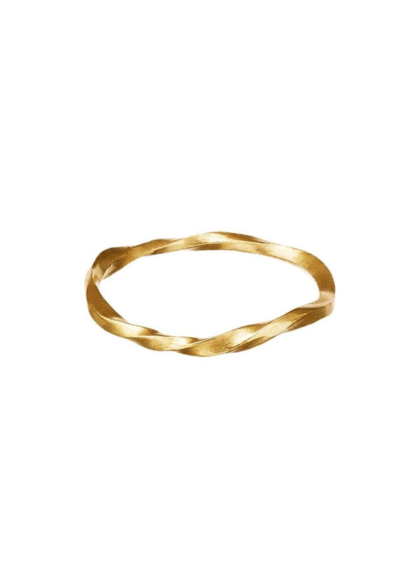 Maanestens Siv Ring - Sterling Silver (925) Gold Plated. Køb ringe her.