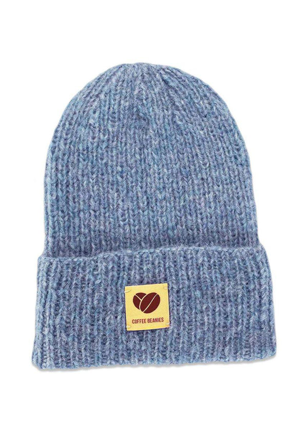 Coffee Beanies' Sky Beanie - Pejblå. Køb huer her.