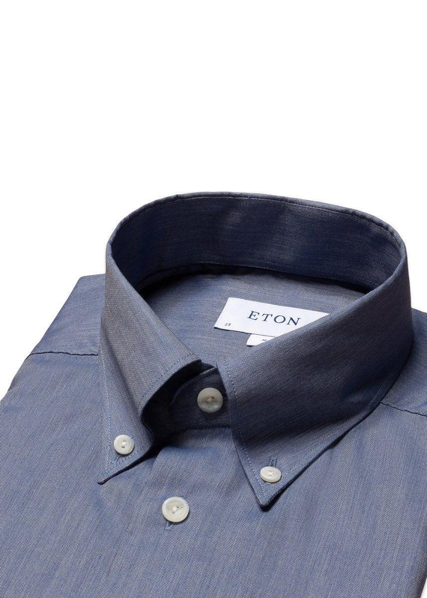 Slim-Twill Button Down Shirt - Blue Purple Shirts83_10000393274_BluePurple_387313582571749- Butler Loftet
