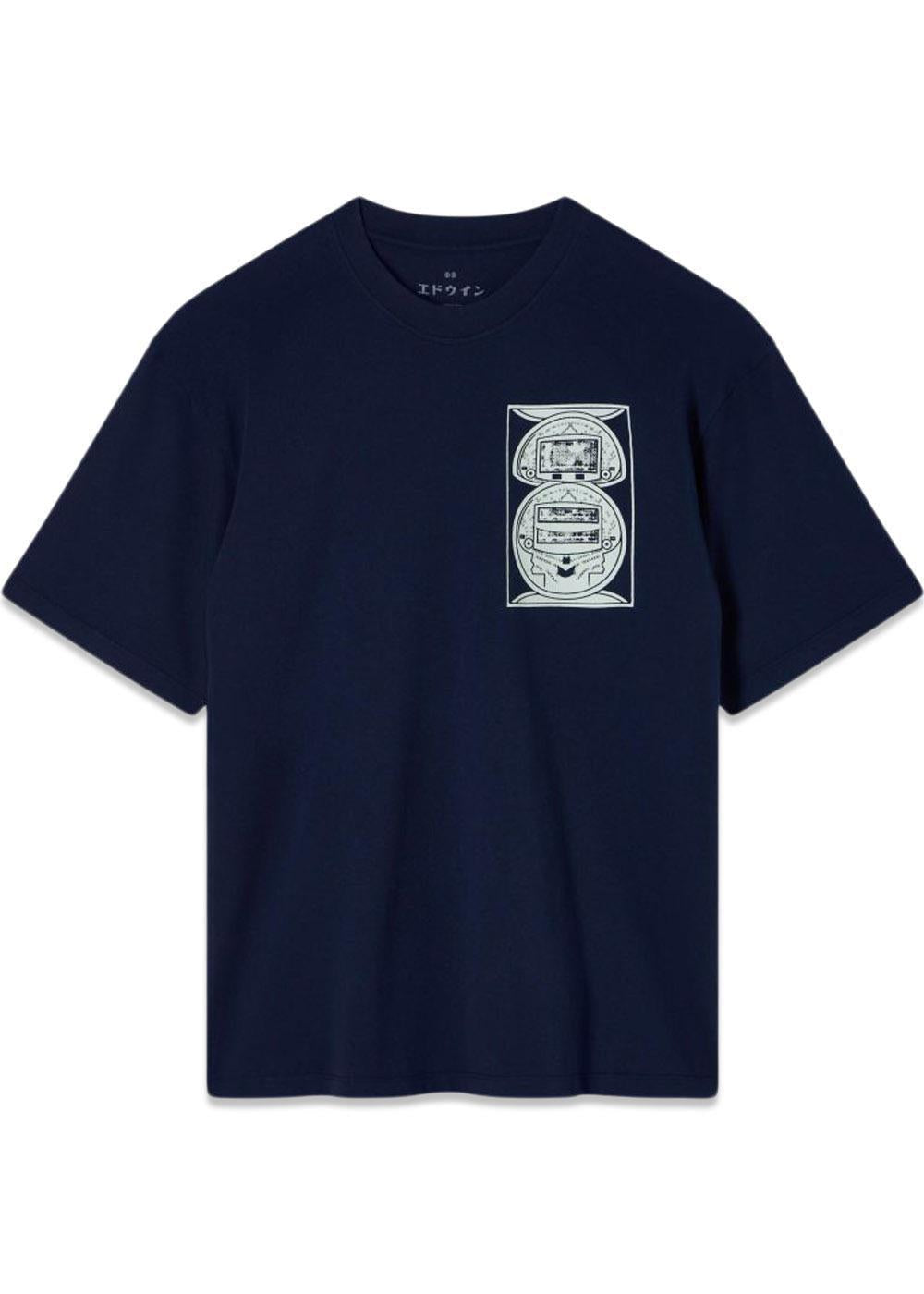 Slot Machine T-Shirt - Martime Blue-T-shirts-Edwin-Butler Loftet