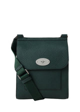 Mulberrys Small Antony N Heavy Grain - Mulberry Green. Køb designertasker||skuldertasker her.