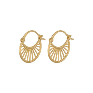 Pernille Corydons Small Daylight Earrings - Gold. Køb smykker her.
