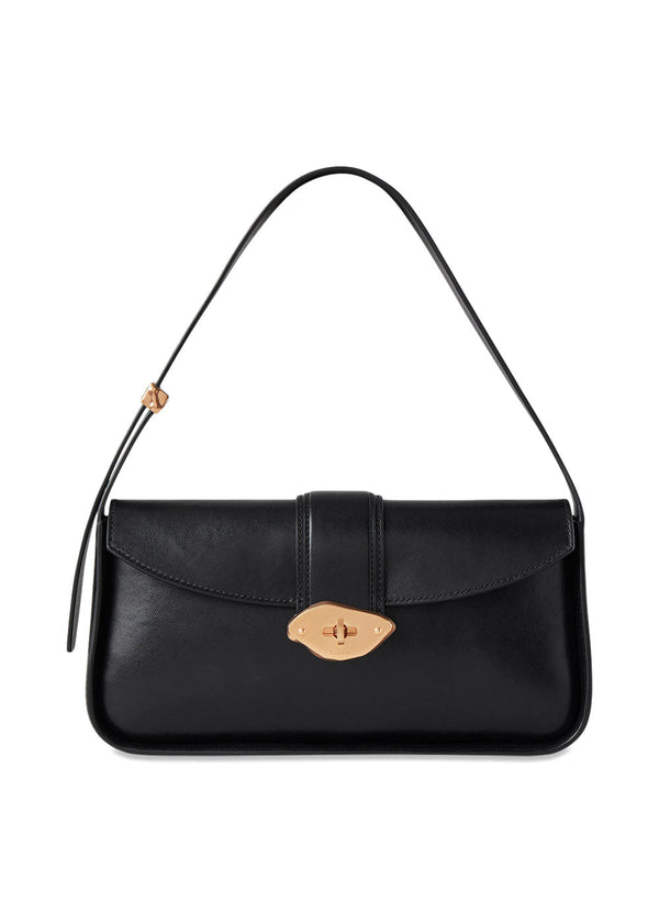 Small Lana Shoulder Bag - Black-Bags-Mulberry-Butler Loftet