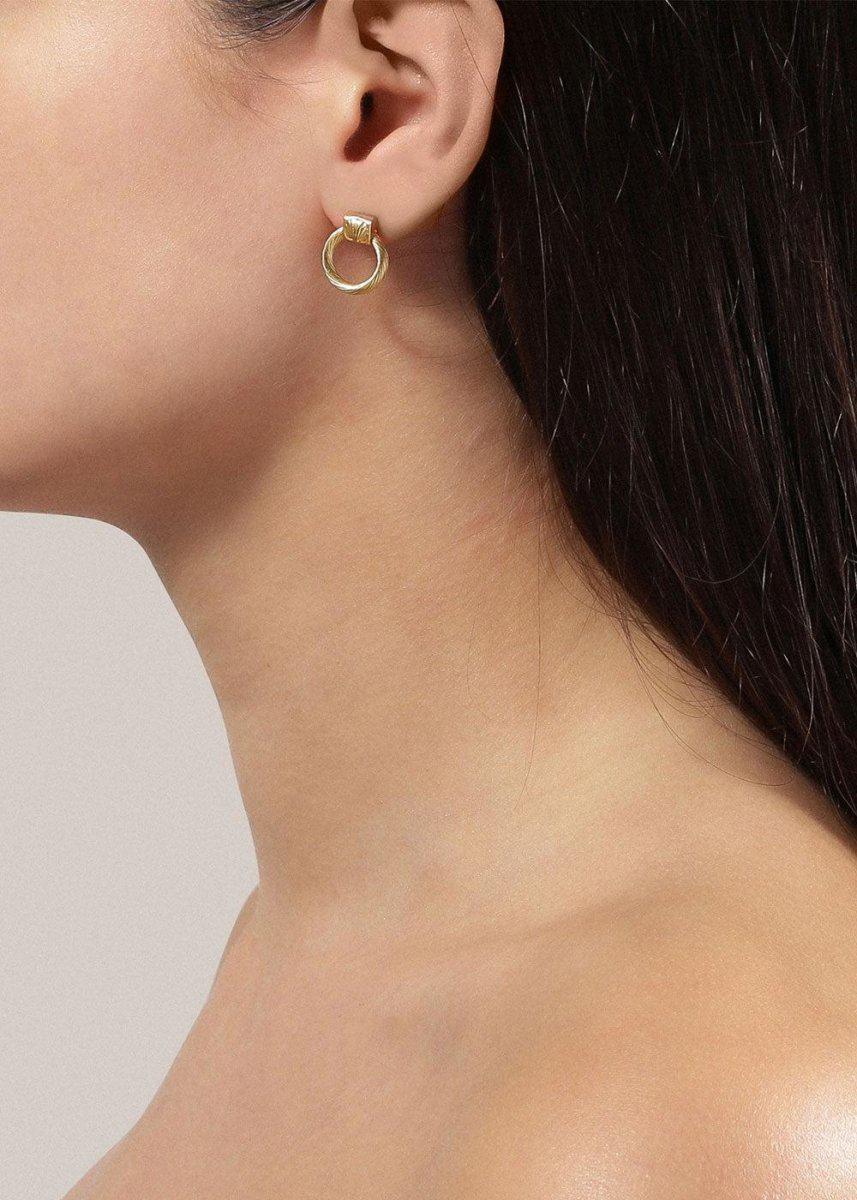 Small Salon Knocker - Forgyldt Sølv Jewellery759_JKSSKSS20-G_FORGYLDTSØLV_OneSize2999001804756- Butler Loftet