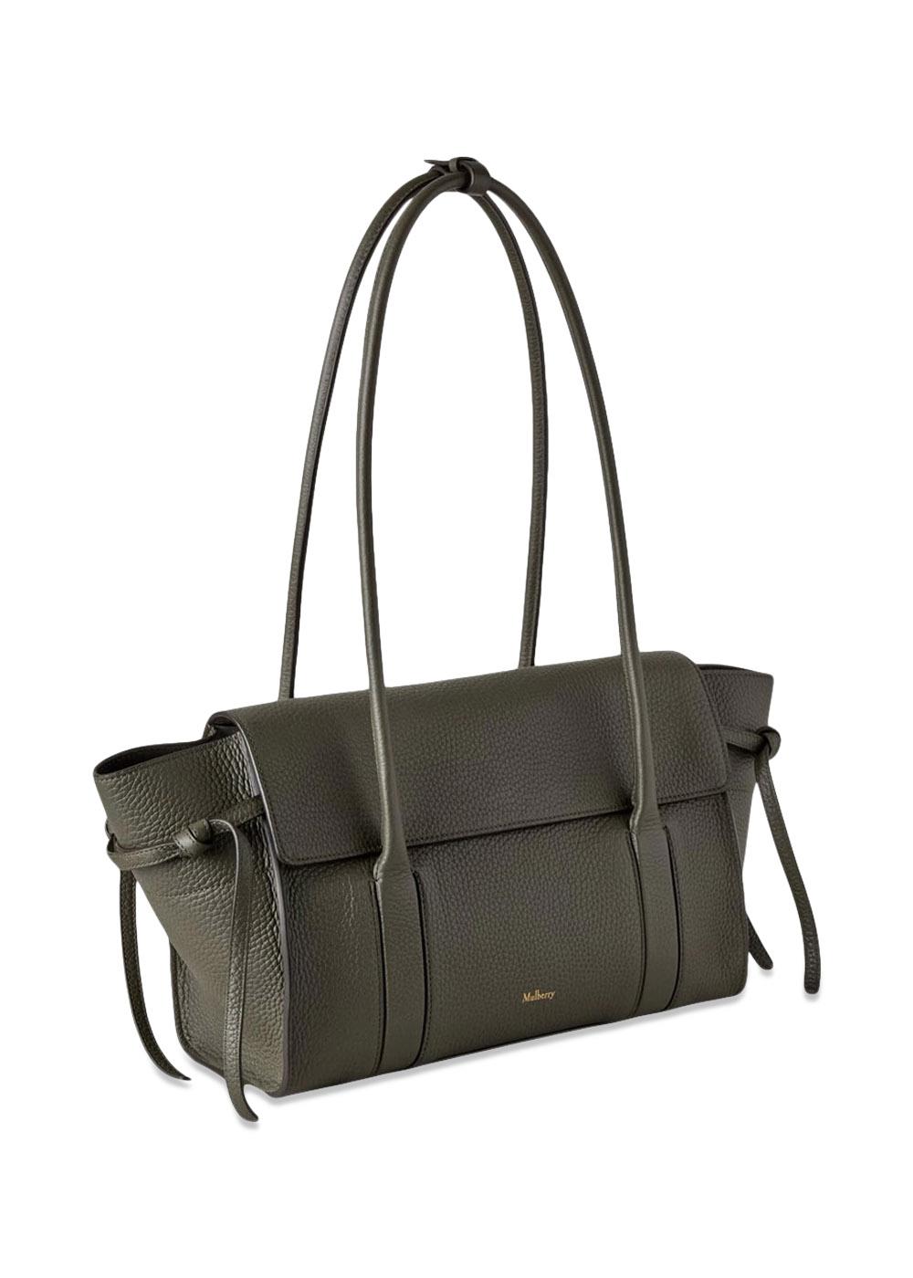 Small Soft Bayswater Heavy Grain - Juniper Green-Bags-Mulberry-Butler Loftet