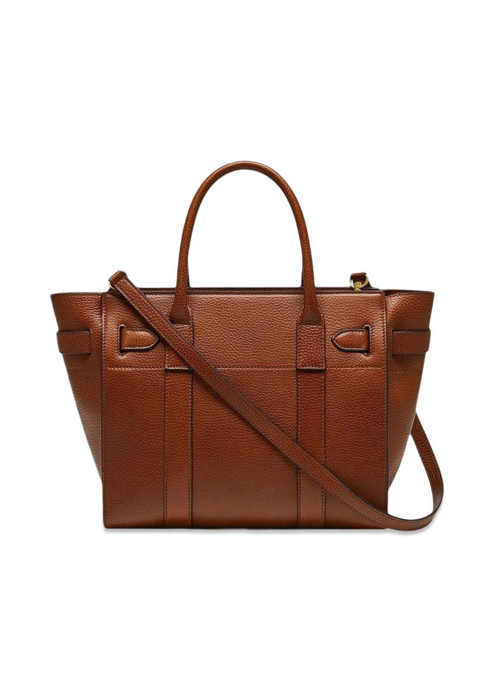 Small Zipped Bayswater Two Tone SCG - Oak-Bags-Mulberry-Butler Loftet