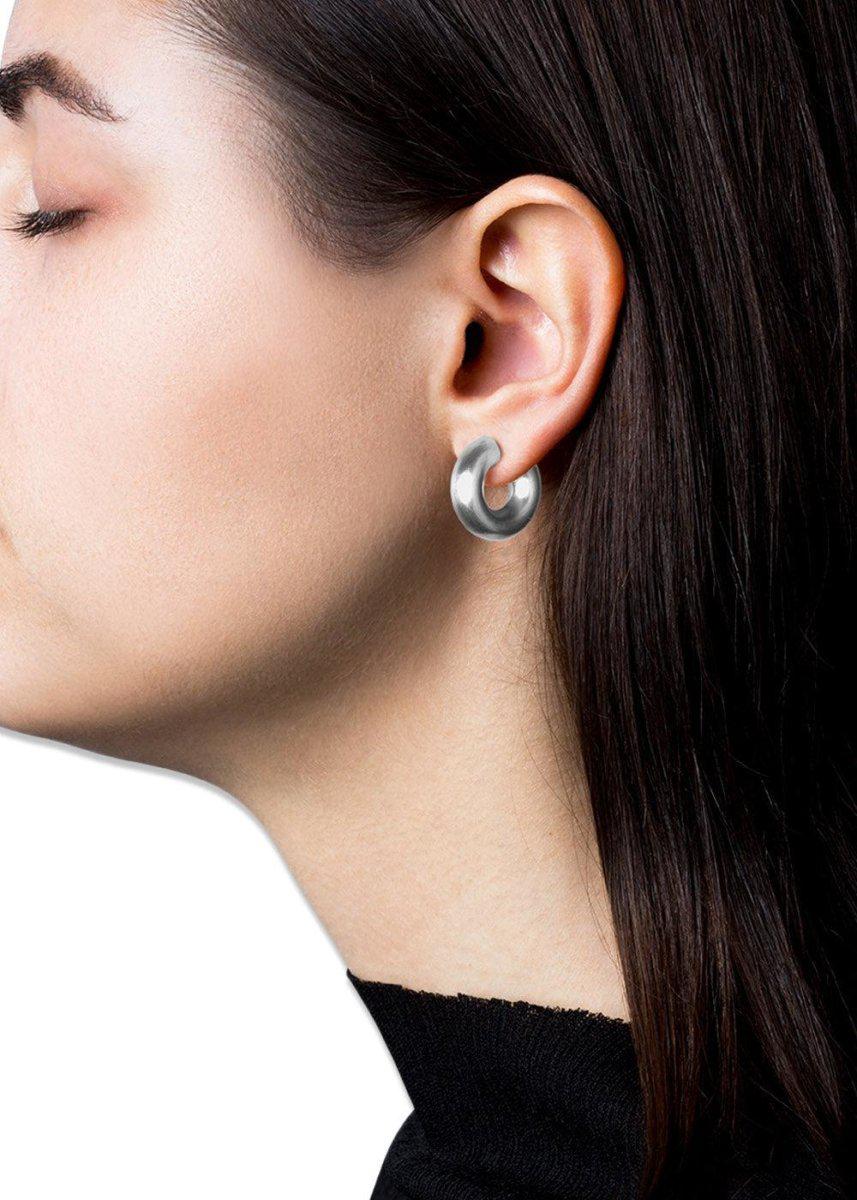 Small chunky hoops - Sterling Sølv Accessories759_JKSC001-S_STERLINGSØLV_OneSize2999001323103- Butler Loftet