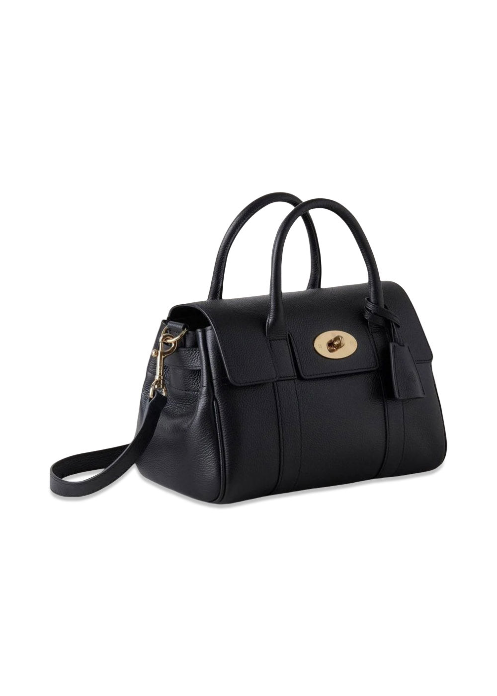 Sml bayswater satchel SCG - Black-Bags-Mulberry-Butler Loftet