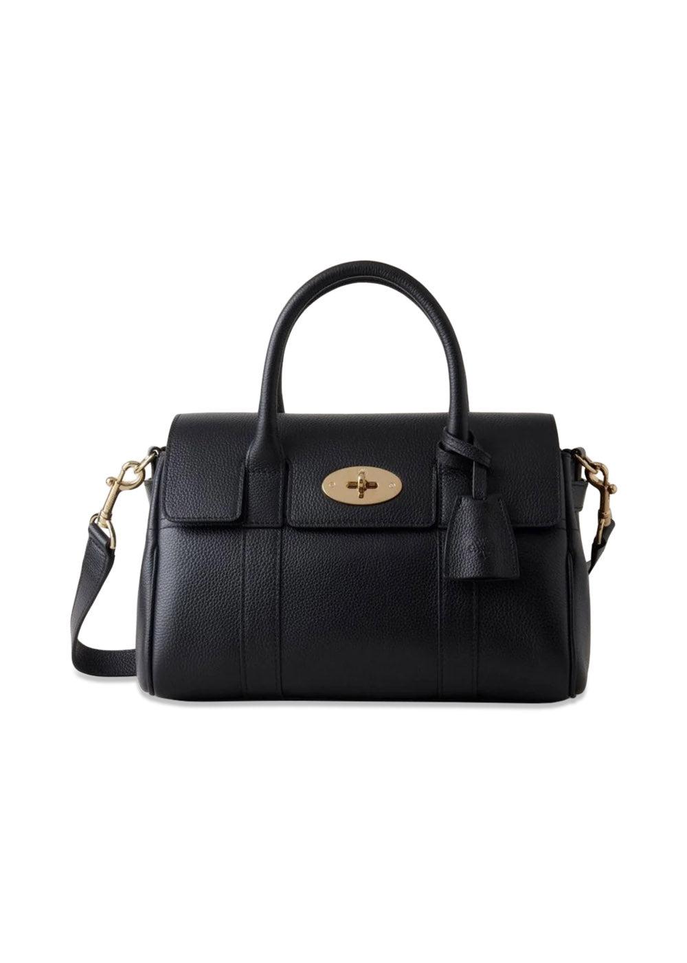 Sml bayswater satchel SCG - Black-Bags-Mulberry-Butler Loftet