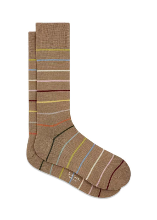 Sock Keith Sig - Tan-Socks/stockings-Paul Smith - PS-Butler Loftet
