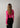 Soft Cotton Rib Longsleeve Top - Raspberry Rose-T-shirts-Ganni-Butler Loftet
