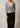 Soft cotton ribb v neck longsleeve - Strong Blue-Blouses-Ganni-Butler Loftet