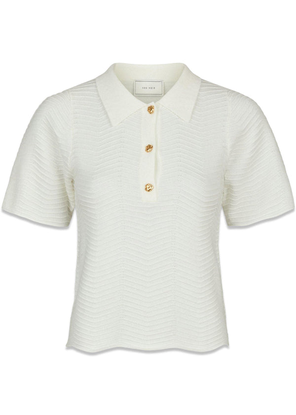 Soko Wave Knit Tee - Off White