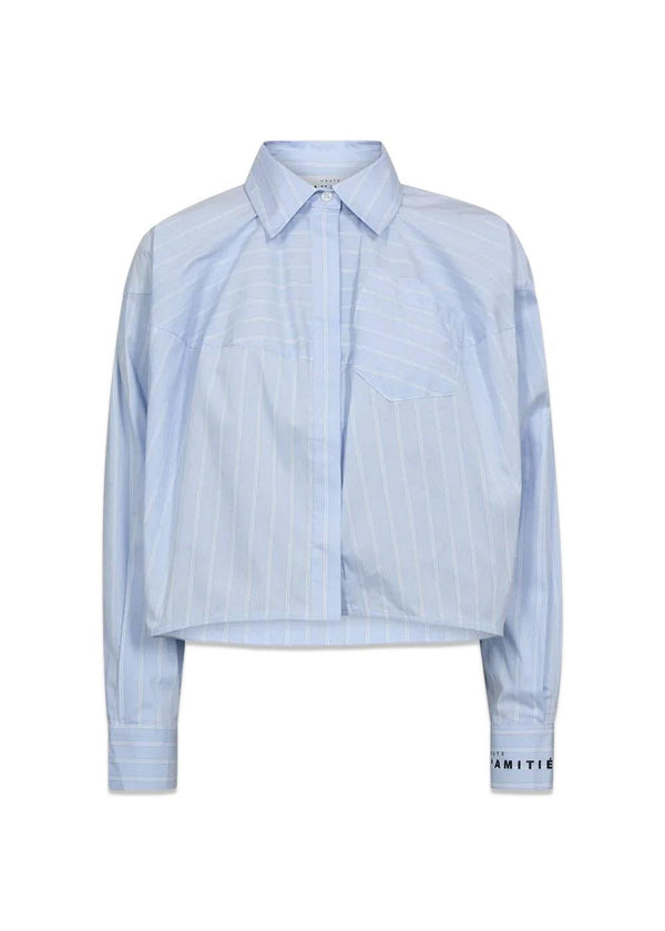 Sophie Stripe shirt - Pale Blue-Shirts-HAUTE L’AMITIÉ-Butler Loftet
