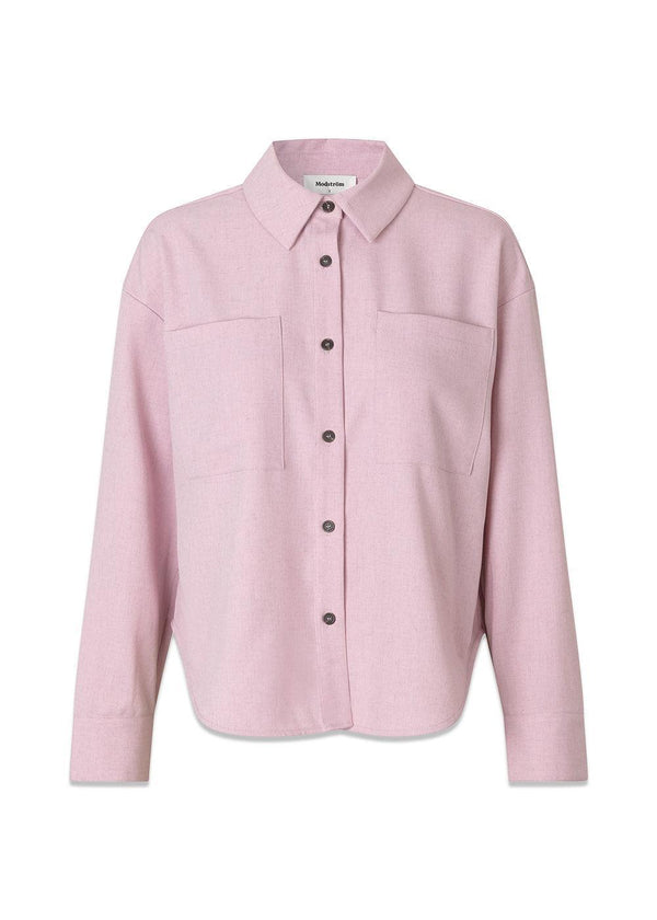 Sophiemd shirt - Pink Melange-Shirts-Modström-Butler Loftet