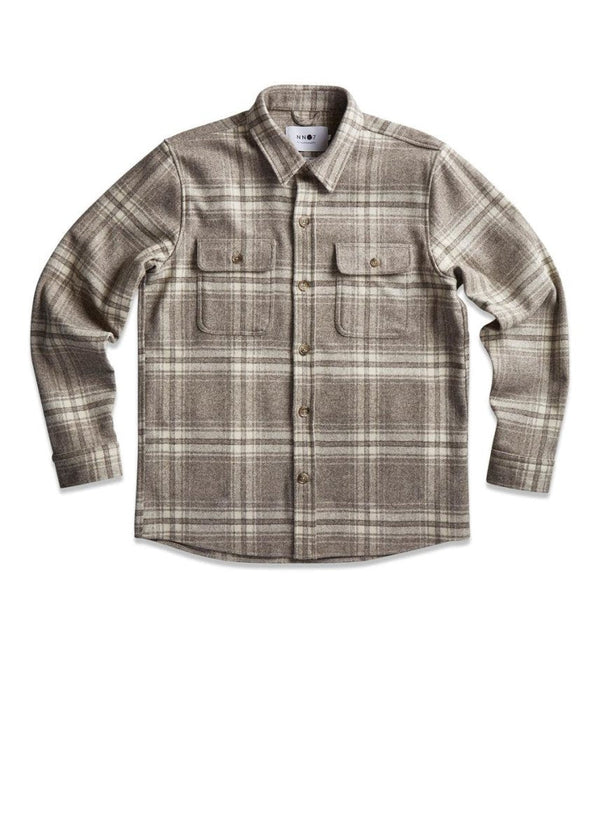 Nn. 07s Soren 5135 - Khaki Check. Køb blazers her.