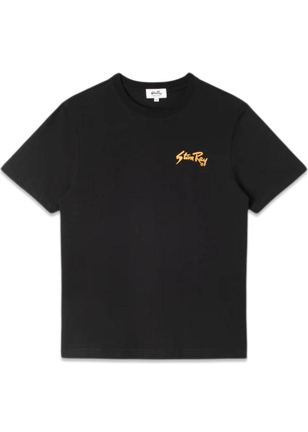 Stan og tee - Black/Orange Print-T-shirts-Stan Ray-Butler Loftet