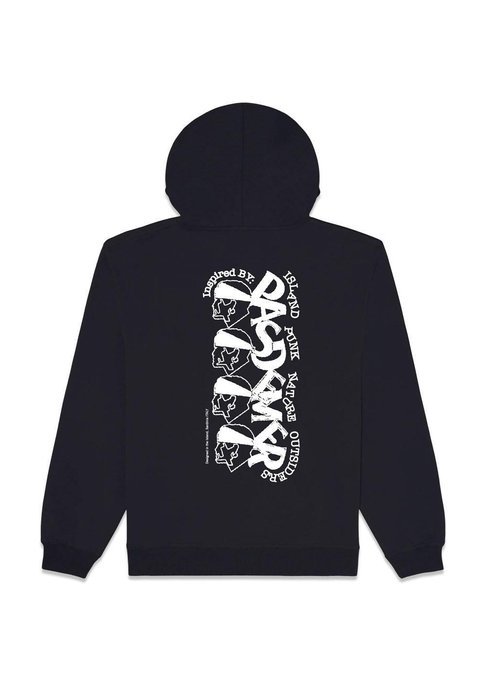 Stoned Island Hoody - Black-Hoodies-Pas de Mer-Butler Loftet