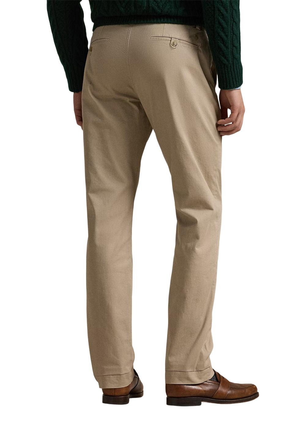 Stretch Straight Fit Chino Pant - Khaki Tan-Pants-Ralph Lauren-Butler Loftet