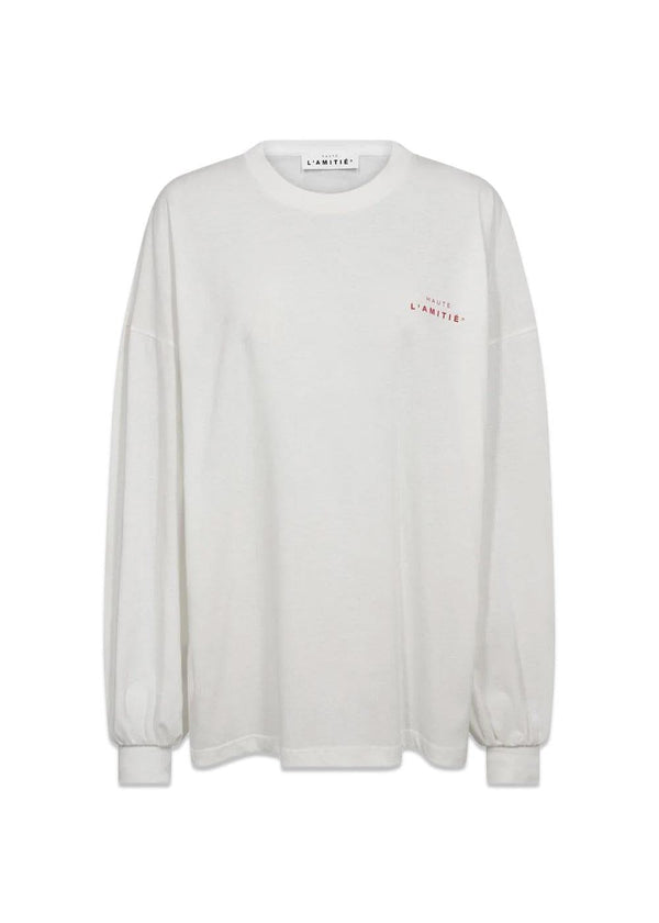 Studio LS Print Tee - Creme-Blouses-HAUTE L’AMITIÉ-Butler Loftet